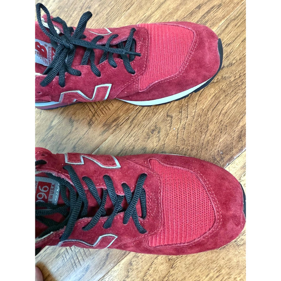 Rare New Balance Made in USA Sneaker Burgundy Suede Mesh M996RR Sz 9.5D EUC main image 5